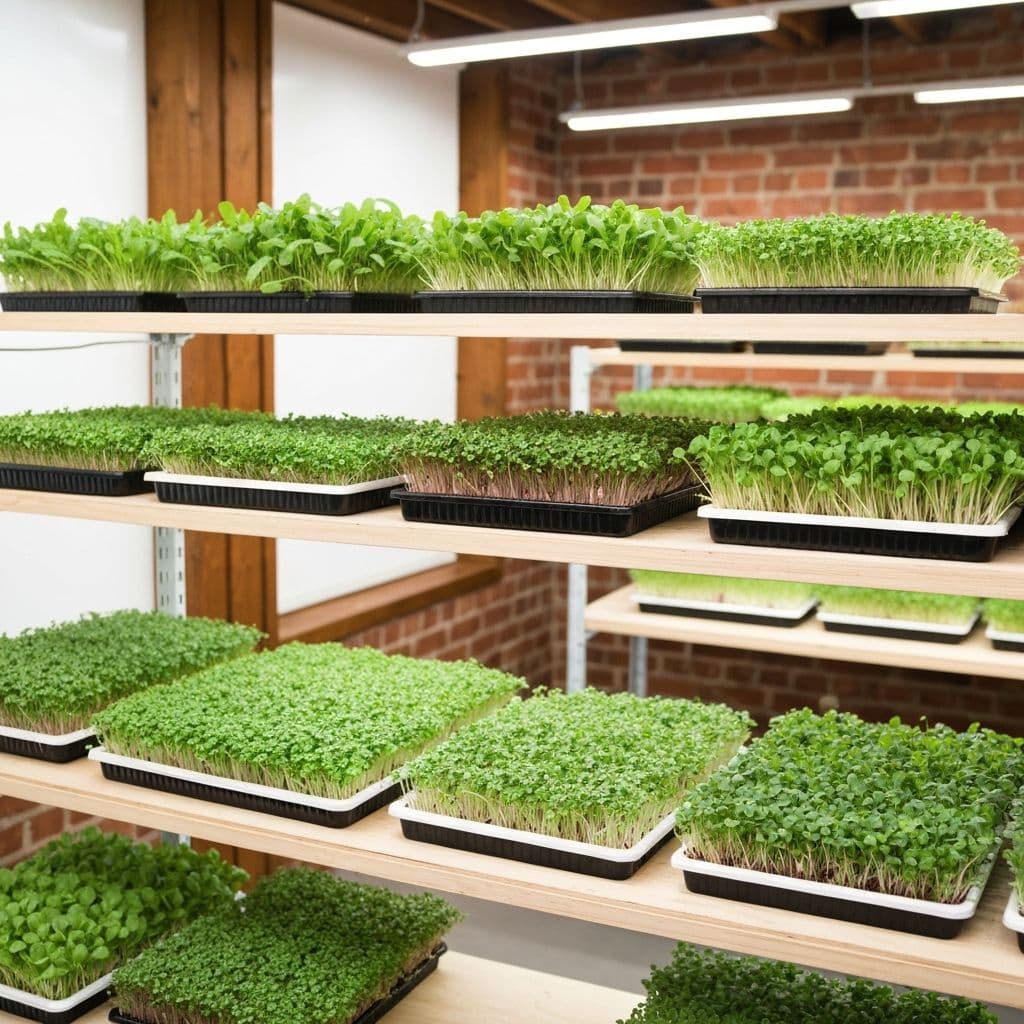 Robby D's Lil Greens microgreen farm operation